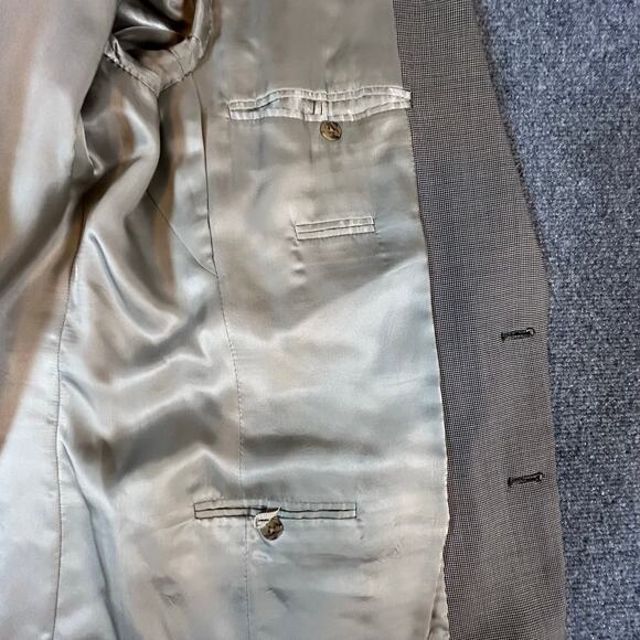 Paul Stuart 2 PC Wool and Silk‎ Suit Size 42-36 Tall/Long Made in Canada - Picture 6 of 12